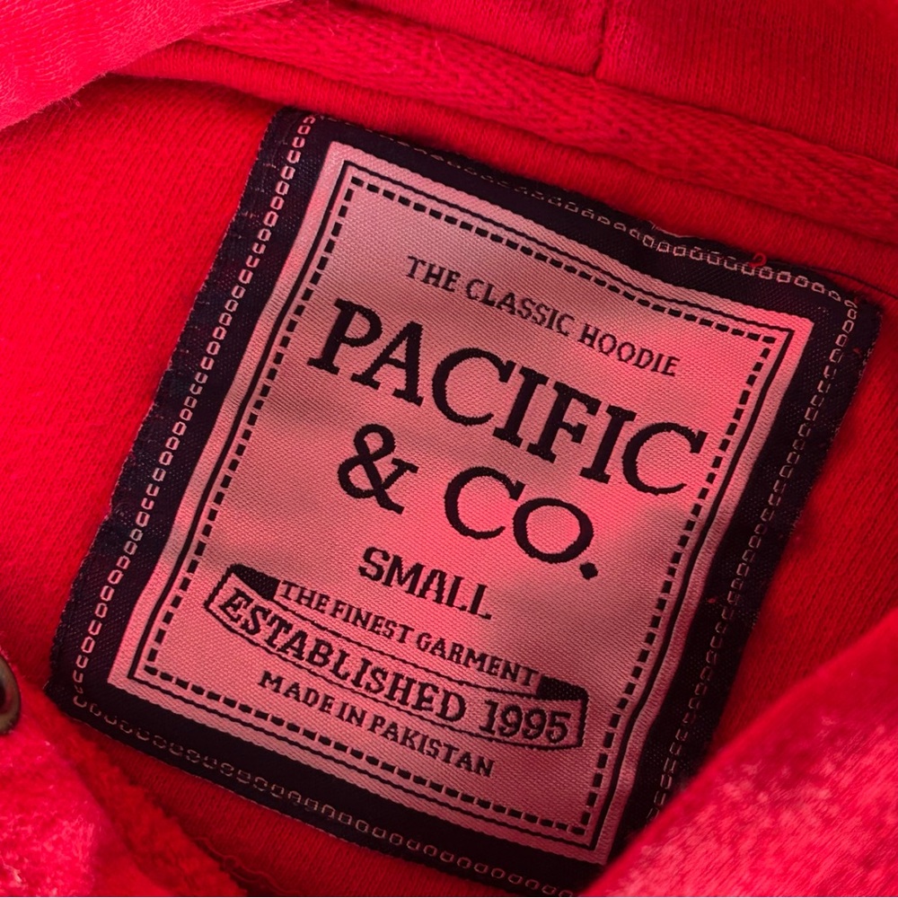 🩷WASHINGTON STATE WHIDBEY ISLAND RED HOODIE SWEATSHIRT SIZE SMALL TRAVEL TREND - Picture 3 of 5
